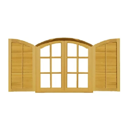Janela Veneziana de Abrir Arco