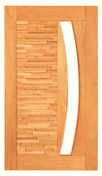 Porta de Madeira Athenas Visor Arco